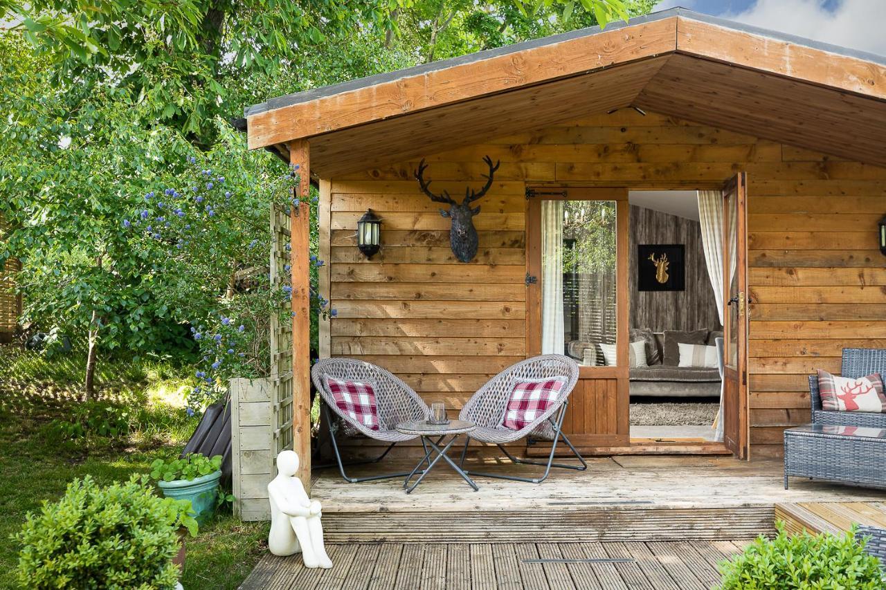 The Log Cabin With Private Hot Tub, Bath Villa Exterior foto